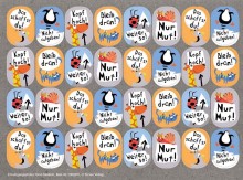 Belobigungssticker Dran bleiben!-6275, 