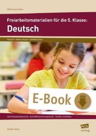 Freiarbeitsmaterialien für die 5. Klasse: Deutsch-6424, 