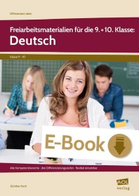 Freiarbeitsmaterialien für die 9.+10. Klasse: Deutsch-6428, 