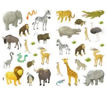 Motivsticker Zoo: 12 Bogen-6282, 