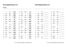 Elektronische Rechenblätter – Schriftliches Rechnen-2180, 