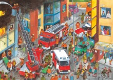 Wimmelbild Feuerwehr-3223, 