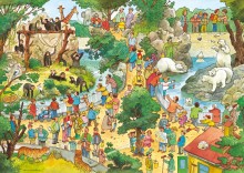 Wimmelbild Zoo-3224, 